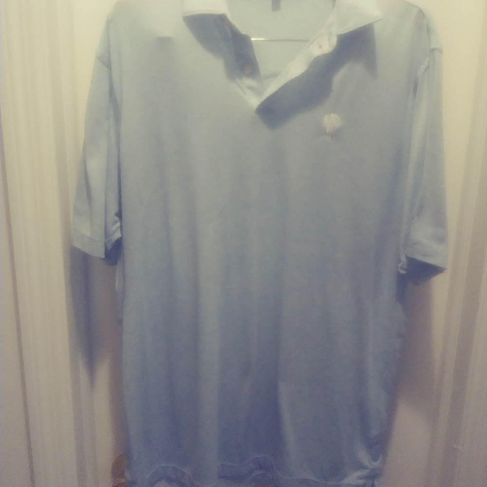 PETER MILLAR Summer Comfort Golf Polo Shirt Course Country Club 1912 Large Blue